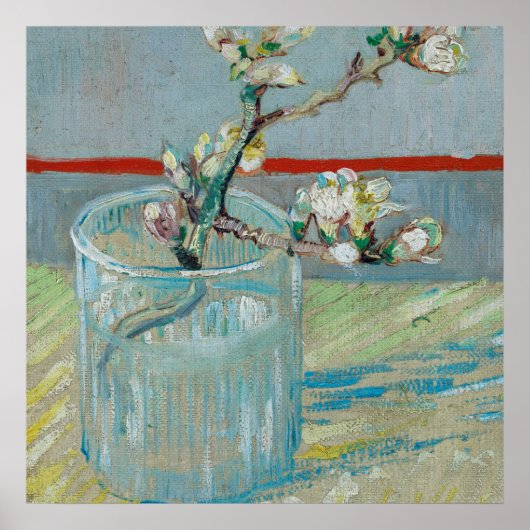 Vincent Van Gogh - Blossoming Almond Branch Poster (Voorkant)