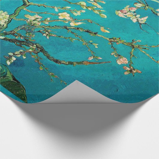 Vincent Van Gogh Blossoming Almond Tree Art Cadeaupapier (Hoek)