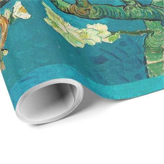 Vincent Van Gogh Blossoming Almond Tree Art Cadeaupapier (Rol Hoek)