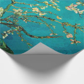 Vincent Van Gogh Blossoming Almond Tree Art Cadeaupapier (Hoek)