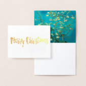 Vincent Van Gogh Blossoming Almond Tree Art Folie Kaarten (Display)