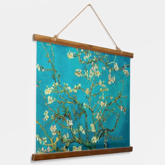 Vincent Van Gogh Blossoming Almond Tree Art Hangend Wandkleed (Gebogen)