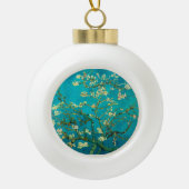 Vincent Van Gogh Blossoming Almond Tree Art Keramische Bal Ornament (Voorkant)