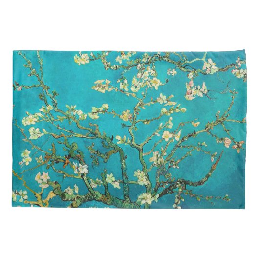 Vincent Van Gogh Blossoming Almond Tree Art Kussensloop (Achterkant-Links)