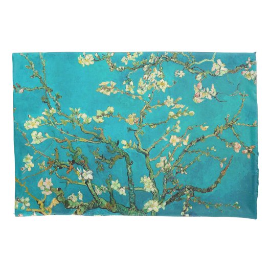 Vincent Van Gogh Blossoming Almond Tree Art Kussensloop (Voorkant-Links)