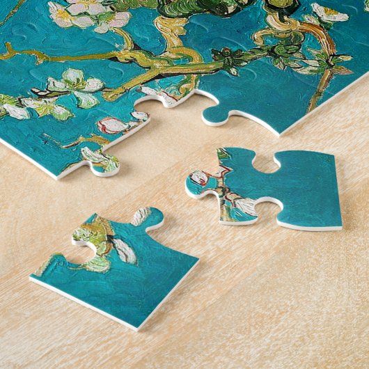 Vincent Van Gogh Blossoming Almond Tree Art Legpuzzel (Zijkant)