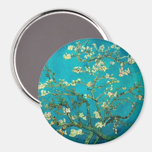 Vincent Van Gogh Blossoming Almond Tree Art Magneet (Voorkant / Achterkant)