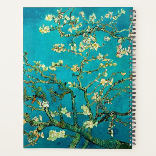 Vincent Van Gogh Blossoming Almond Tree Art Planner (Achterkant)
