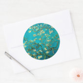 Vincent Van Gogh Blossoming Almond Tree Art Ronde Sticker (Envelop)