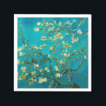 Vincent Van Gogh Blossoming Almond Tree Art Servetten<br><div class="desc">Vincent Van Gogh Blossoming Almond Tree Floral Art Blossoming Almond Tree is een schilderij uit 1890 van de Nederlandse post-impressionistische kunstenaar Vincent van Gogh. Almond Blossom is een groep van verschillende schilderijen die in 1888 en 1890 door Vincent van Gogh in Arles en Saint-Rémy, Zuid-Frankrijk, zijn gemaakt van bloeiende amandelbomen....</div>