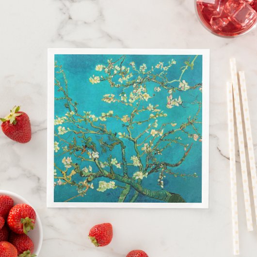 Vincent Van Gogh Blossoming Almond Tree Art Servetten (Insitu)