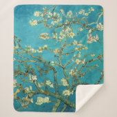 Vincent Van Gogh Blossoming Almond Tree Art Sherpa Deken (Voorkant)