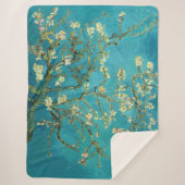 Vincent Van Gogh Blossoming Almond Tree Art Sherpa Deken (Voorkant)
