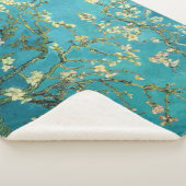 Vincent Van Gogh Blossoming Almond Tree Art Sherpa Deken (3/4)