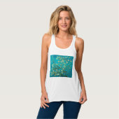 Vincent Van Gogh Blossoming Almond Tree Art Tanktop (Volledige Voorkant)