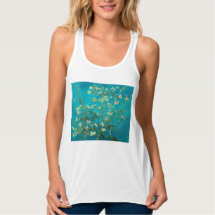 Vincent Van Gogh Blossoming Almond Tree Art Tanktop