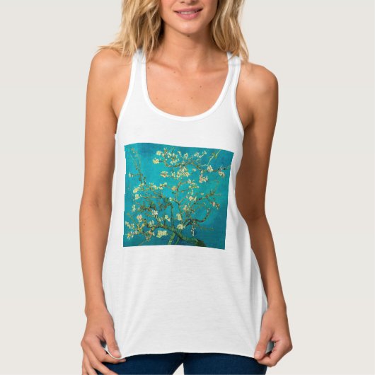 Vincent Van Gogh Blossoming Almond Tree Art Tanktop (Voorkant)