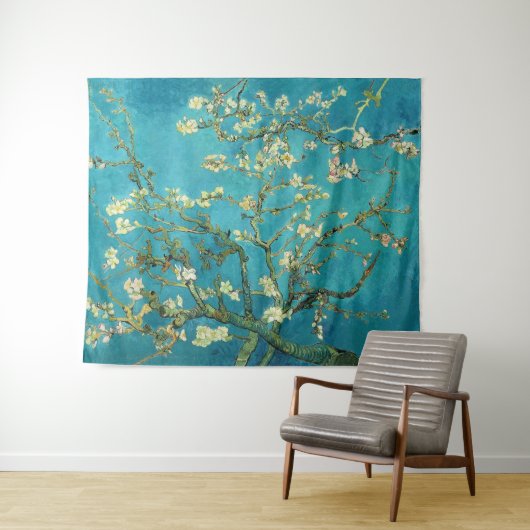 Vincent Van Gogh Blossoming Almond Tree Art Wandkleed (In Situ (horizontaal))