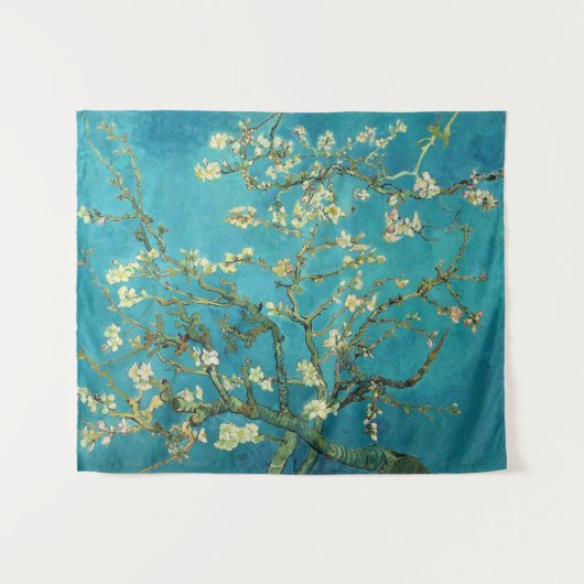 Vincent Van Gogh Blossoming Almond Tree Art Wandkleed (Voorkant (horizontaal))