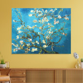 Vincent van Gogh, Blossoming Almond Tree Canvas Afdruk (Insitu (Woonkamer))