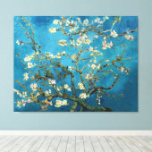 Vincent van Gogh, Blossoming Almond Tree Canvas Afdruk (Insitu (Houten vloer))