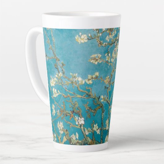 Vincent van Gogh Blossoming Almond Tree enhan Latte Mok (Linkerhoek)