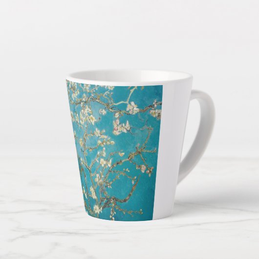 Vincent van Gogh Blossoming Almond Tree enhan Latte Mok (Rechterhoek)