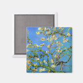 Vincent Van Gogh - Blossoming almond Tree Fine Art Magneet (Voorkant / Achterkant)