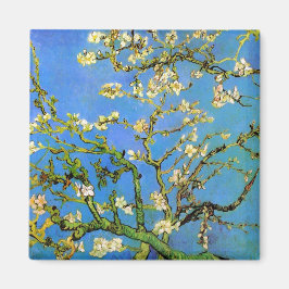 Vincent Van Gogh - Blossoming almond Tree Fine Art Magneet