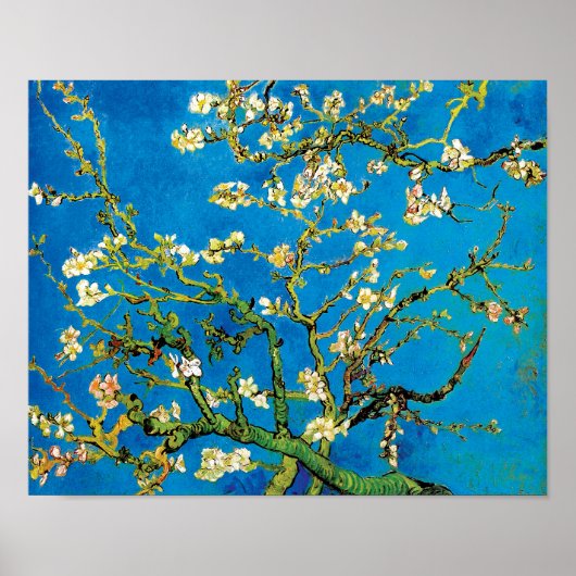 Vincent Van Gogh - Blossoming almond Tree Fine Art Poster (Voorkant)