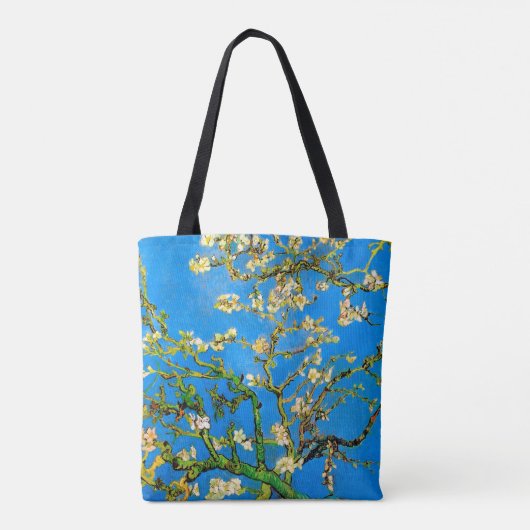 Vincent Van Gogh - Blossoming almond Tree Fine Art Tote Bag (Achterkant)