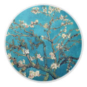 Vincent Van Gogh Blossoming Almond Tree Keramische Knop (Voorkant)