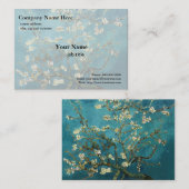 Vincent van Gogh, Blossoming Almond Tree Visitekaartje (Voorkant / Achterkant)