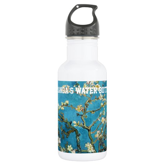 Vincent van Gogh, Blossoming Almond Tree Waterfles (Voorkant)
