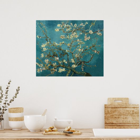 Vincent Van Gogh - Blossoming-amandelboom Poster (Keuken)
