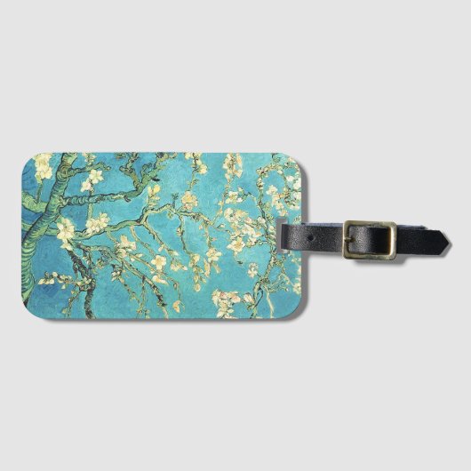 Vincent van Gogh Blossomong Almond Tree Bagagelabel (Voorkant (horizontaal))