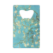 Vincent van Gogh Blossomong Almond Tree Creditkaart Flessenopener (Achterkant)