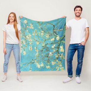Vincent van Gogh Blossomong Almond Tree Fleece Deken