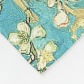 Vincent van Gogh Blossomong Almond Tree Fleece Deken (Hoek)