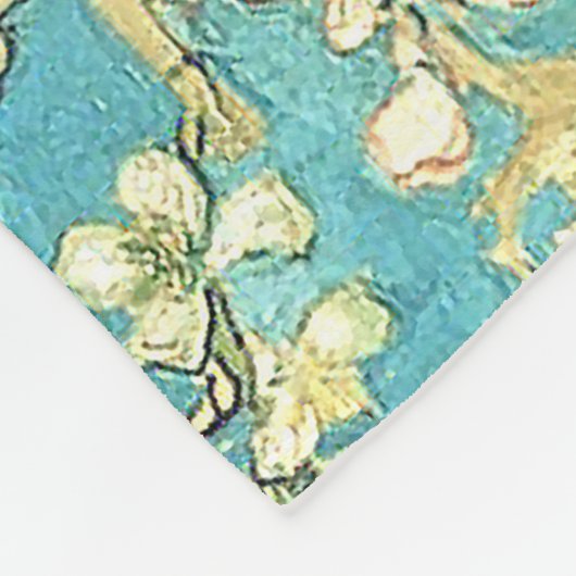 Vincent van Gogh Blossomong Almond Tree Fleece Deken (Hoek)