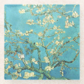 Vincent van Gogh Blossomong Almond Tree Glazen Onderzetter (Voorkant)