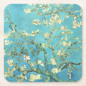 Vincent van Gogh Blossomong Almond Tree Kartonnen Onderzetters (Voorkant)