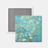 Vincent van Gogh Blossomong Almond Tree Magneet (Voorkant / Achterkant)