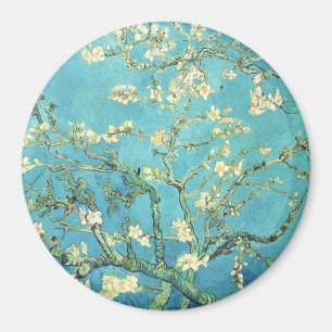 Vincent van Gogh Blossomong Almond Tree Magneet