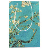 Vincent van Gogh Blossomong Almond Tree Medium Cadeauzakje (Voorkant)