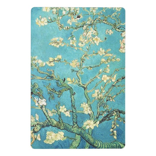 Vincent van Gogh Blossomong Almond Tree Mini Klembord (Achterkant)