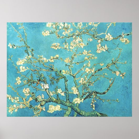 Vincent van Gogh Blossomong Almond Tree Poster (Voorkant)