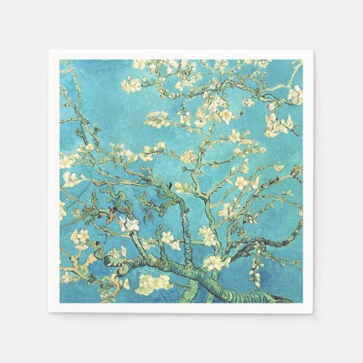 Vincent van Gogh Blossomong Almond Tree Servet (Voorkant)