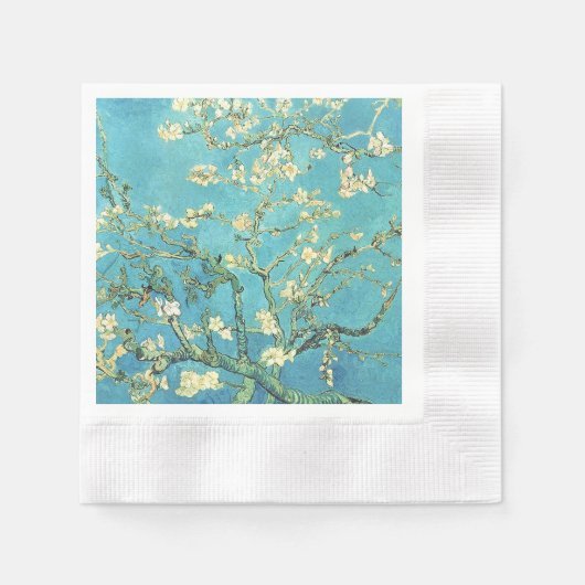 Vincent van Gogh Blossomong Almond Tree Servet (Voorkant)