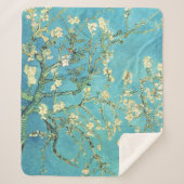 Vincent van Gogh Blossomong Almond Tree Sherpa Deken (Voorkant)